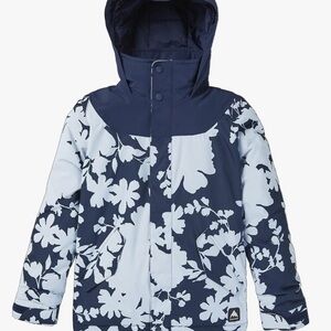 Burton Elodie Kids Navy Floral Puffer Jacket